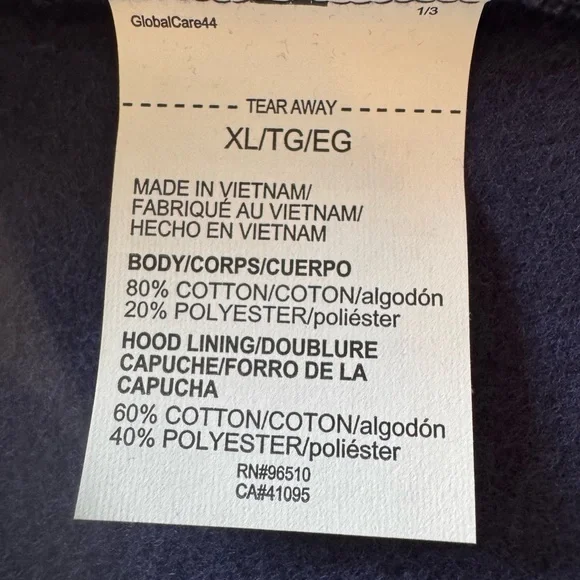 NWT Under Armour ColdGear Rival Fleece Fitted Full Zip Hoodie Navy Blue Men's XL - Picture 6 of 7